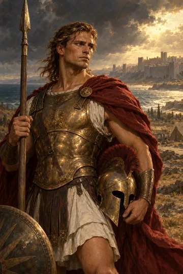 Artistic depiction of Achilles