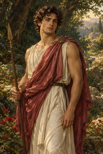 Artistic depiction of Adonis