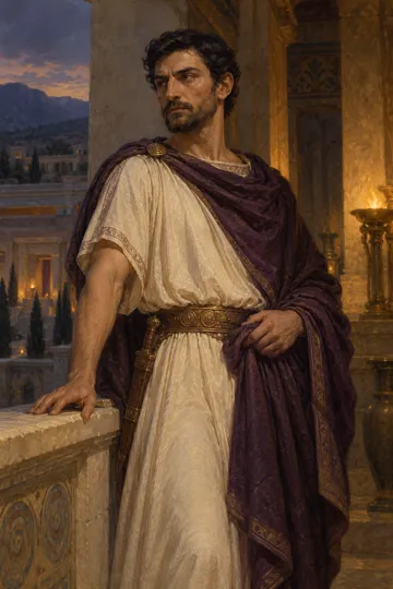 Artistic depiction of Aegisthus