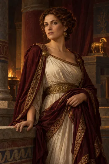 Artistic depiction of Aerope