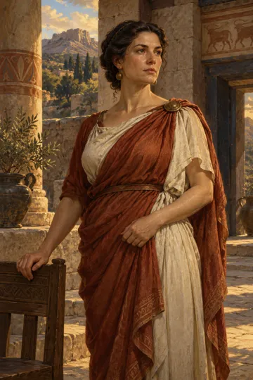 Artistic depiction of Alcmene