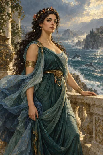 Artistic depiction of Amphitrite