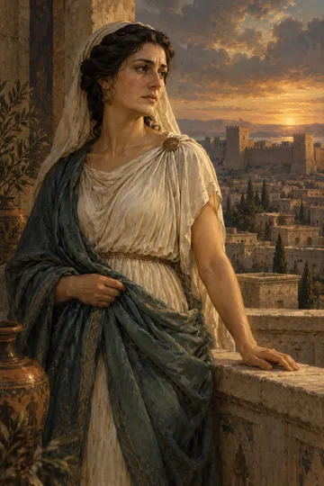 Artistic depiction of Andromache