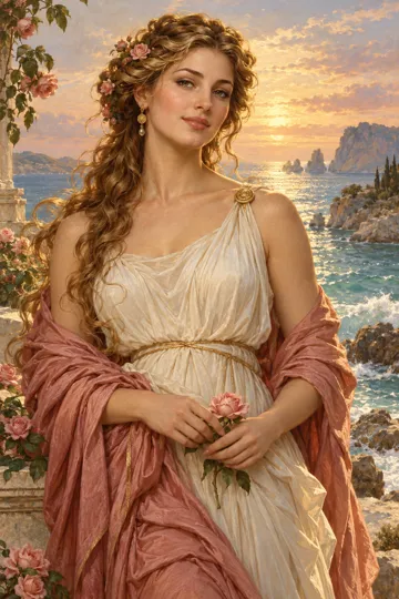 Artistic depiction of Aphrodite