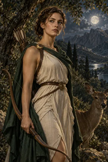 Artistic depiction of Artemis