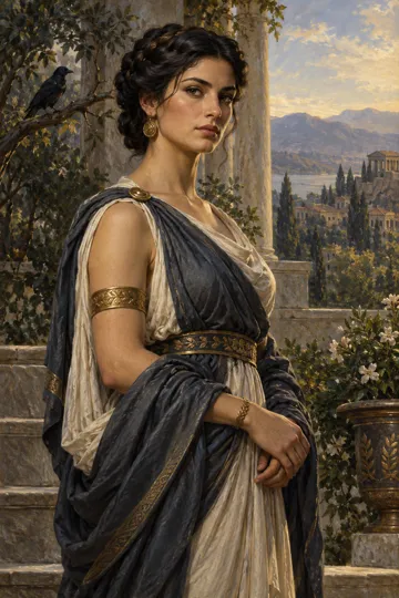 Artistic depiction of Coronis