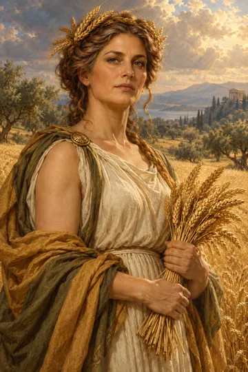 Artistic depiction of Demeter