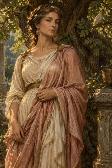 Artistic depiction of Dione