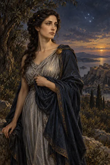 Artistic depiction of Electra (Pleiad)