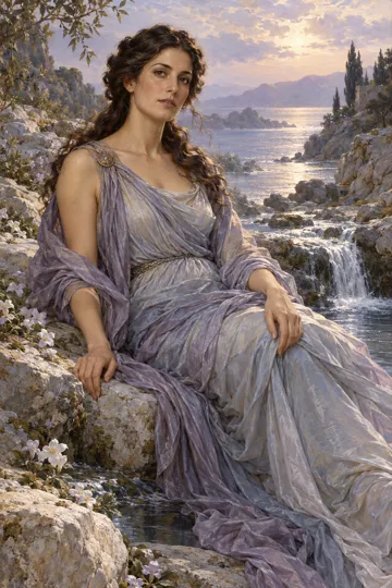 Artistic depiction of Eurynome