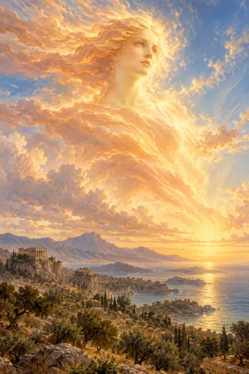 Artistic depiction of Hemera