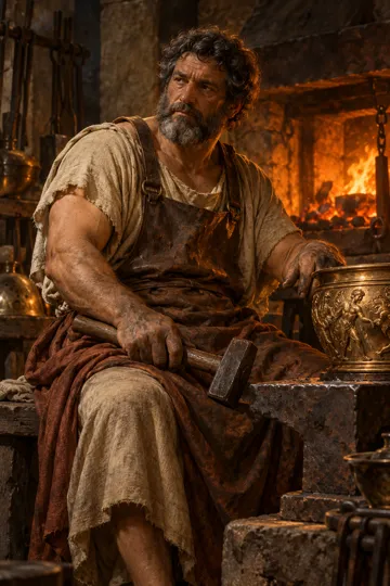 Artistic depiction of Hephaestus