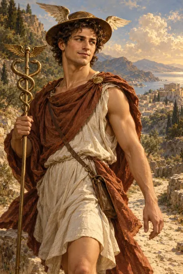 Artistic depiction of Hermes