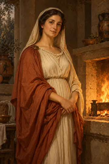 Artistic depiction of Hestia