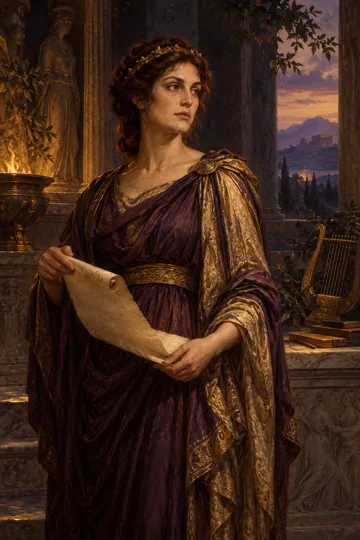 Artistic depiction of Mnemosyne