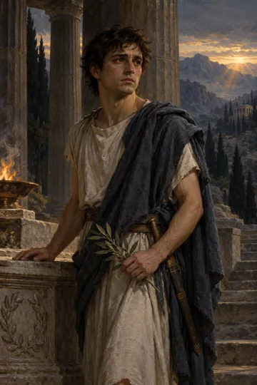 Artistic depiction of Orestes