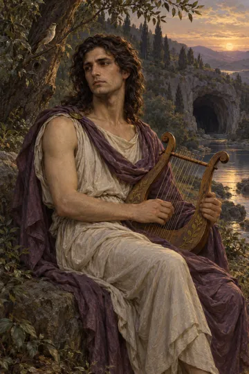 Artistic depiction of Orpheus