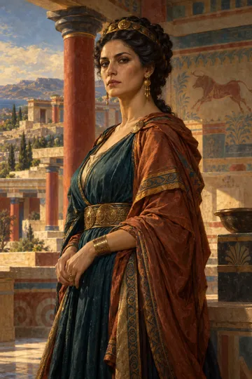 Artistic depiction of Pasiphae